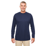 UltraClub Men's Cool & Dry Performance Long-Sleeve Top