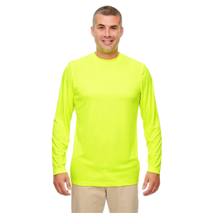 UltraClub Men's Cool & Dry Performance Long-Sleeve Top