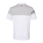 Adidas Heathered 3-Stripes Colorblocked Polo